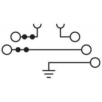 Клемма заземления PTB 2.5-PE/L/NTG Phoenix Contact 3210545