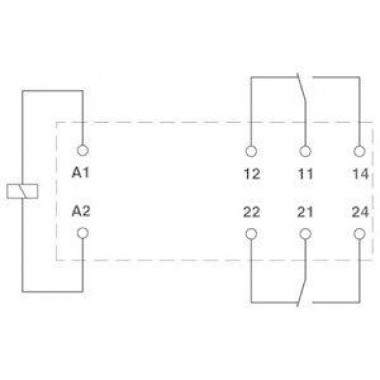 Реле одиночное REL-MR- 24DC/21-21 Phoenix Contact 2961192