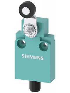 Выключатель позиционный компактный 40мм ширина с М12 коннектор быстродействующие контакты (SNAP-ACTION) 1НО+1НЗ двусторнонний привод (поворотный рычаг) специальная конструкция Siemens 3SE54230CN201EB1