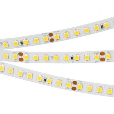 Лента светодиодная RT 2-5000-50m 24V Warm 2700К 2х(2835 160LED/м LUX) 12Вт/м IP20 (уп.50м) Arlight 024554(1)