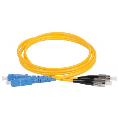 Патч-корд оптический коммутационный переходной для одномодового кабеля (SM); 9/125 (OS2); SC/UPC-FC/UPC (Duplex) (дл.50м) ITK FPC09-SCU-FCU-C2L-50M
