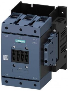 Контактор 2НО+2НЗ 55кВт AC-3 400В типоразмер S6 без катушки рамочн. клеммы Siemens 3RT10541LA06