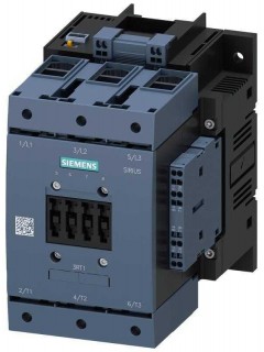 Контактор кат. 21-27.3В AC/DC 2НО+2НЗ 55кВт AC-3 400В типоразмер S6 рамочн. клеммы привод: электрон. интерфейс ПЛК DC 24В пружин. зажимы (зажим для клетки) Siemens 3RT10543NB36