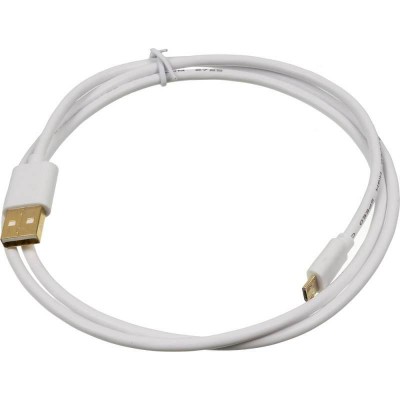 Кабель 2А Square micro USB B (m) USB A(m) 1м бел. 326761