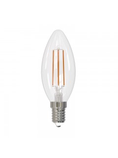 Лампа светодиодная LED-C35-11W/3000K/E14/CL PLS02WH Sky 11Вт свеча 3000К тепл. бел. прозр. картон Uniel UL-00005164