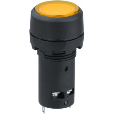 Кнопка d22мм 230В NO+NC 82 823 NBI-B-09-Y с подсветкой желт. Navigator 82823