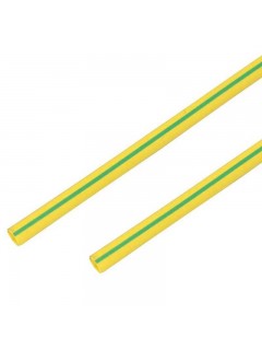 Трубка термоусадочная 10/5.0 мм желт./зел. 1м (уп.50шт) PROCONNECT 55-1007