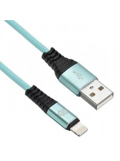 Кабель USB A(m) Lightning (m) 1.2м зел. Digma 1080335