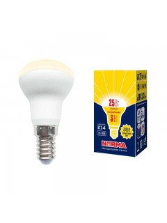 Лампа светодиодная LED-R39-3W/3000K/E14/FR/NR Norma 3Вт матовая 3000К тепл. бел. E14 (упак. картон) Volpe UL-00005625