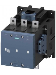 Контактор вакуумный 3п кат. 440-480В AC/DC 2НО+2НЗ 250кВт AC-3 400В типоразмер S12 шин. присоед. привод: обычн. Siemens 3RT12766AR36