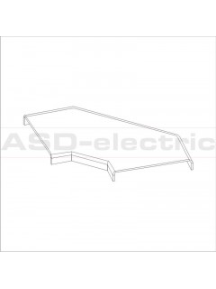 Крышка на угол горизонт. КНЛ-Уц 60-90 1мм оцинк. ASD-electric EI-02.22.31.008