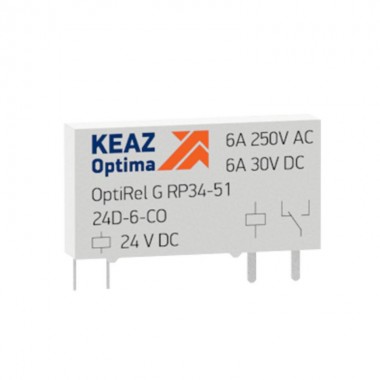 Реле промежуточное OptiRel G RP34-51-24D-6-NO-G КЭАЗ 281147