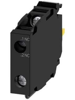 Модуль контактный с 1НЗ контактом с контактом контроля монтажа винтовые клеммы для монтажа на держателе актуатора Siemens 3SU14001AA101HA0