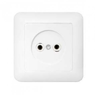 Розетка 1-м СП 16А IP20 без заземл. бел. Bylectrica РС16-299