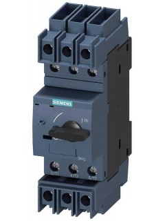 Выключатель автоматический для защиты электроустановки типоразмер S00 в соотв. с UL 489. CSA C22.2НО.5-02 рег. расцепитель перегрузки 0.5А уставка расцепителя максимального тока 6.5А винт. клеммы стандартн. Siemens 3RV27110FD10