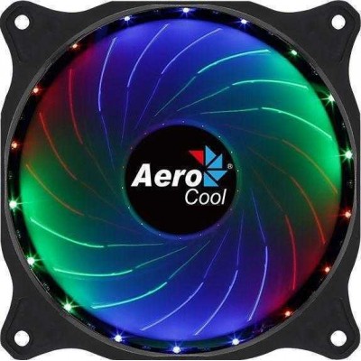 Вентилятор Cosmo 12 120х120мм 4-pin(Molex)24dB 160gr LED Ret AEROCOOL 1170686