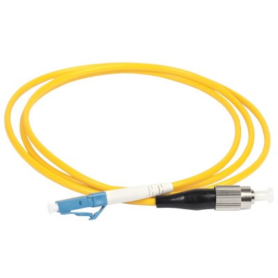 Патч-корд оптический коммутационный переходной для одномодового кабеля (SM); 9/125 (OS2); FC/UPC-LC/UPC (Simplex) (дл.15м) ITK FPC09-FCU-LCU-C1L-15M