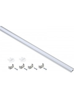 Профиль алюминиевый для LED ленты 2207 встраиваемый трапец. опал (дл.2м) компл. аксессуров IEK LSADD2207-SET1-2-V4-1-08