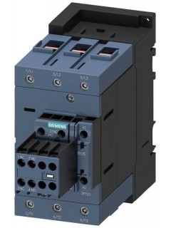 Контактор 3п кат. 400В AC 2НО+2НЗ 37кВт AC-3 400В типоразмер S3 винтов. зажимы Siemens 3RT20451AV04