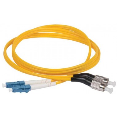 Патч-корд оптический коммутационный переходной для одномодового кабеля (SM); 9/125 (OS2); FC/UPC-LC/UPC (Duplex) (дл.25м) ITK FPC09-FCU-LCU-C2L-25M