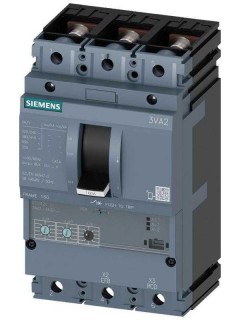 Выключатель автоматический 3п 160А 55кА 415В AC ETU320 IEC LI типоразмер 160 откл. способность M литой корпус Siemens 3VA21165HL320AA0