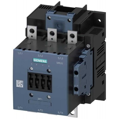Контактор 3п 250А кат. 380-420В AC/DC 2НО+2НЗ AC-1 типоразмер S6 шин. присоед. привод: обычн. Siemens 3RT14566AV36