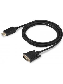 Кабель аудио-видео 1.1v DisplayPort (m)/DVI-D (Dual Link) (m) 2м. позолоч. контакты черн. (BHP DPP_DVI-2) BURO 1147208