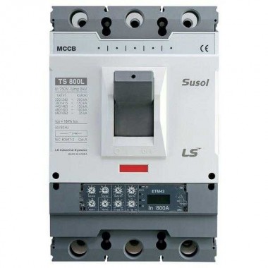 Выключатель автоматический 3п 3т 630А 65кА TS800N ETM43 ZAE LS Electric 111008000