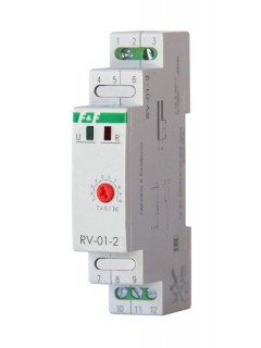Реле времени RV-01-2 с задержкой вкл. 1 модуль 230В 16А 1NO/NC монтаж на DIN-рейке F&F EA02.001.038