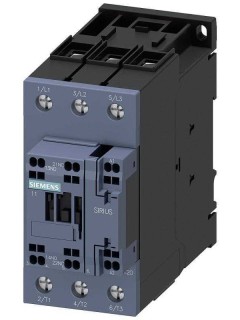 Контактор 3п кат. 24В AC 1НО+1НЗ 18.5кВт AC-3 400В типоразмер S2 пружин. зажимы Siemens 3RT20353AB00