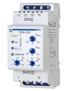 Переключатель электронный фаз ПЭФ-320 НовАтек-Электро 3425601320