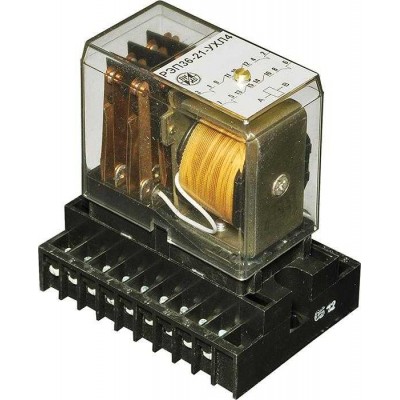 Реле промежуточное РЭП-36-21 220В 50Гц 6/2 переднее присоединение ВНИИР A8120-77970089