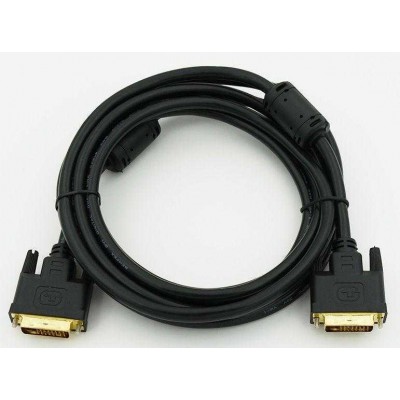 Кабель DVI-D (m)  3м феррит.кольца черн. 699306
