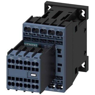 Контактор вспомогательный 6NO+2НЗ номинальное питающее напряжение цепи управления USAC 110В 50/60Гц типоразмер S00 пружинные клеммы заменяемый блок доп. контактов Siemens 3RH23622GG20