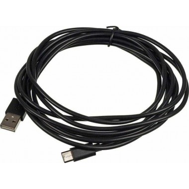 Кабель USB Type-C (m) USB A(m) 3м черн. 1164508