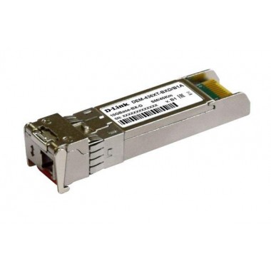 Трансивер SFP+ 436XT-BXD/40KM/B1A WDM с 1 портом 10GBase-ER (Tx:1330 нм Rx:1270 нм для одномод. оптич. кабеля (до 40км) D-Link 1853607