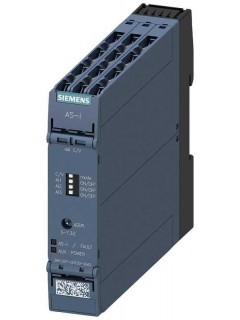 Модуль AS-i SlimLine Compact SC22.5 IP20 аналоговый 4 АВх-C/V винтовые клеммы 4х аналоговый вход с возможностью переключения C/V установочн. ширина 225мм Siemens 3RK12070CE002AA2