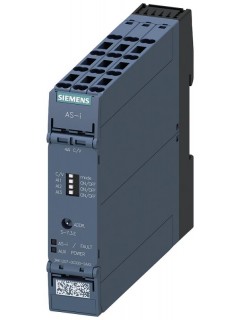 Модуль AS-i SlimLine Compact SC22.5 IP20 аналоговый 4 АВх-C/V пружинные клеммы 4х аналоговый вход с возможностью переключения C/V установочн. ширина 225мм Siemens 3RK12070CG002AA2