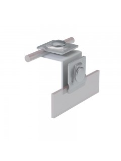 Держатель фальцевый FD-H50-D5-10 INOX304 H=50мм для прутка d5-10мм нерж. сталь КМ MA0223