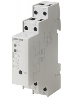 Реле напряжения AC 230/400В 0.85 2 совместный контакт исправлена задержка отклика 0.5с исправлена задержка сброса 60с тестовая кнопка Siemens 5TT3415
