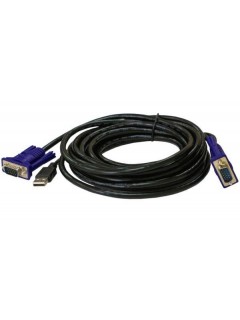 Кабель DKVM-CU3/B1A KVM дл.3м с разъемами VGA и USB D-link 1100387