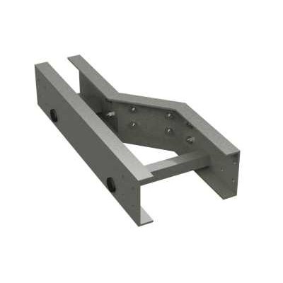 Переходник левосторонний H100 500/300 стеклопластик DKC GLL15030R