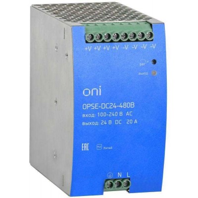 Блок питания OPSE 220В AC/24В DC 480Вт ONI OPSE-DC24-480B