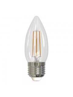 Лампа светодиодная LED-C35-9W/3000K/E27/CL/DIM GLA01TR Air диммир. картон Uniel UL-00005187