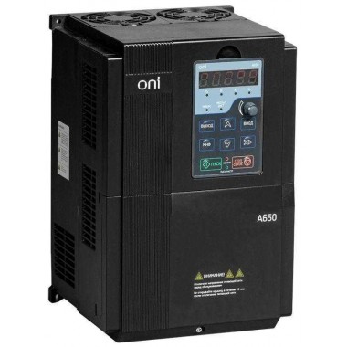 Преобразователь частоты A650 380В 3Ф 18.5кВт 37А ONI A650-33E18T