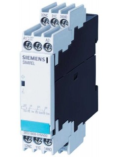 Реле согласующее в промышленном корпусе 2 перекидной контакт комбинированное напряжение AC/DC 24В и 220 до 240В винтовые клеммы Siemens 3RS18001BP00