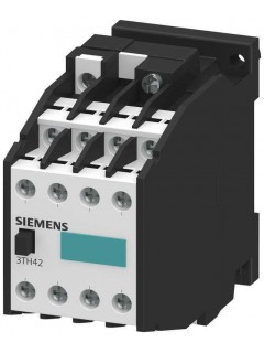 Контактор вспомогательный 80E DIN EN 50011 50011 8NO винтовые клеммы текущее приведение в действие 220В 50Гц Siemens 3TH42800AM0