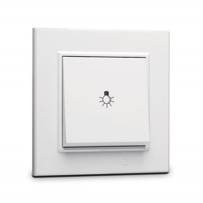 Кнопка таймера 1-кл. СП Karea 10А IP20 бел. Makel 56001004