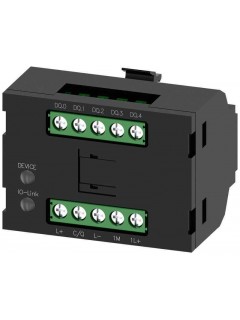 Модуль электронный IO-Link для переключателя с ID-ключом контроллер и RFID-аутентификация функции переключения рабочее напряжение 24В DC винтовой зажим для крепления на переднюю панель черн. Siemens 3SU14001GE101AA0