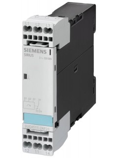 Реле контроля чередования фаз 3X 360 до 520В AC 50 до 60Гц 1 перекидной контакт пружинное присоединение Siemens 3UG45112AP20